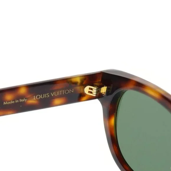 Louis Vuitton LV Confidence Round Sunglasses Eyewear Brown